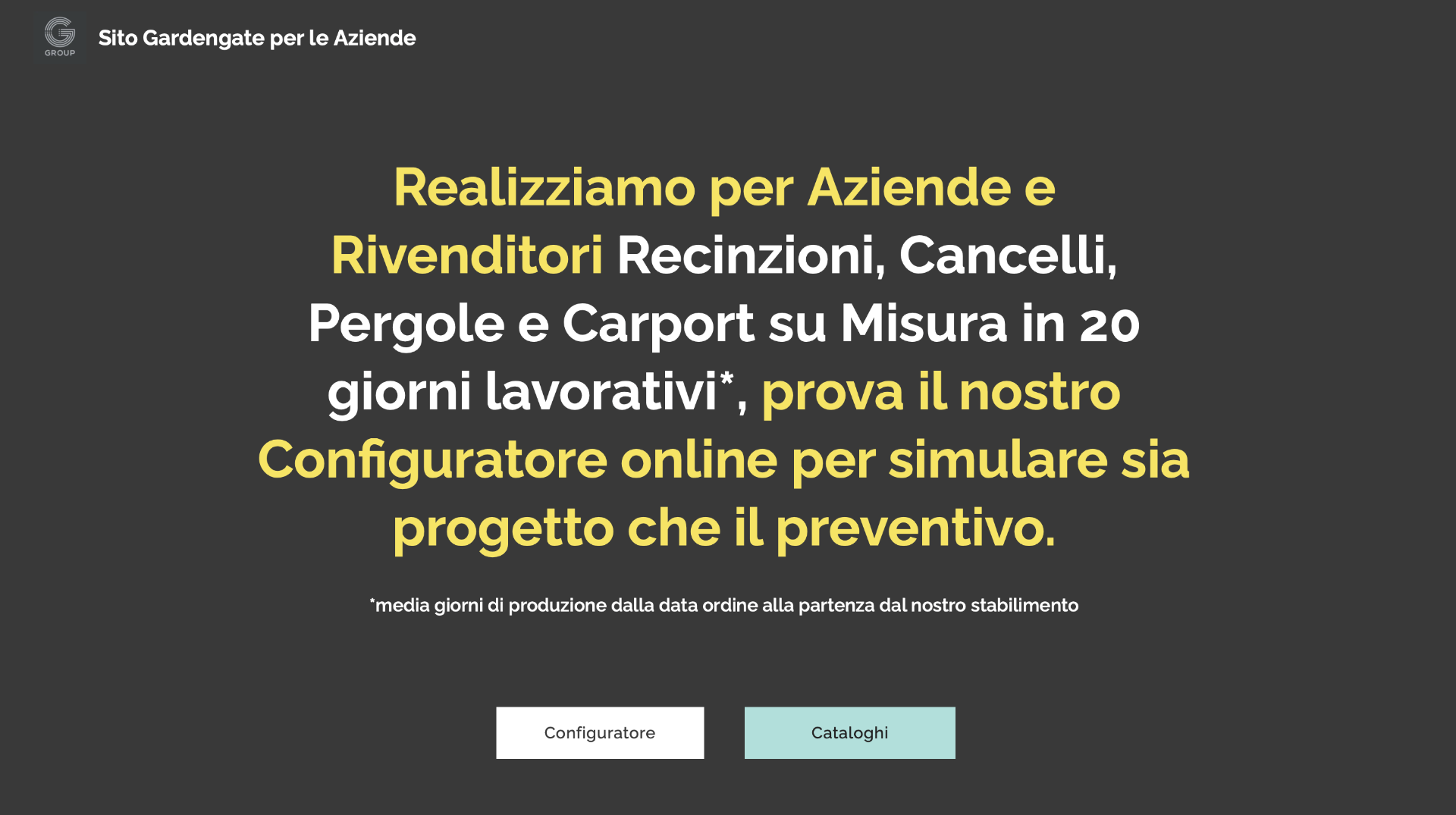 www.cancellierecinzionialluminio.it - per Rivenditori e Aziende- Sito B2B 